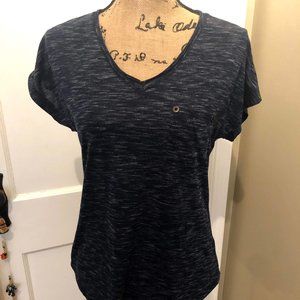 Navy short sleeve shirt with pocket